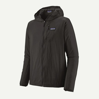 Mens Houdini Jacket Black Lightweight Windbreaker Hooded Coat