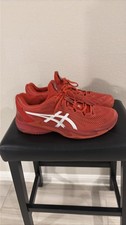 ASICS Court FF 3 Novak Djokovic Tennis Shoes Red White Men's 14