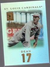 2001 Topps Tribute Dizzy Dean St. Louis Cardinals #84 Retired Numbers Refractor