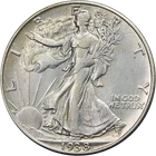 1938-D Walking Liberty Half Nice AU Details Key Date Decent Eye Appeal