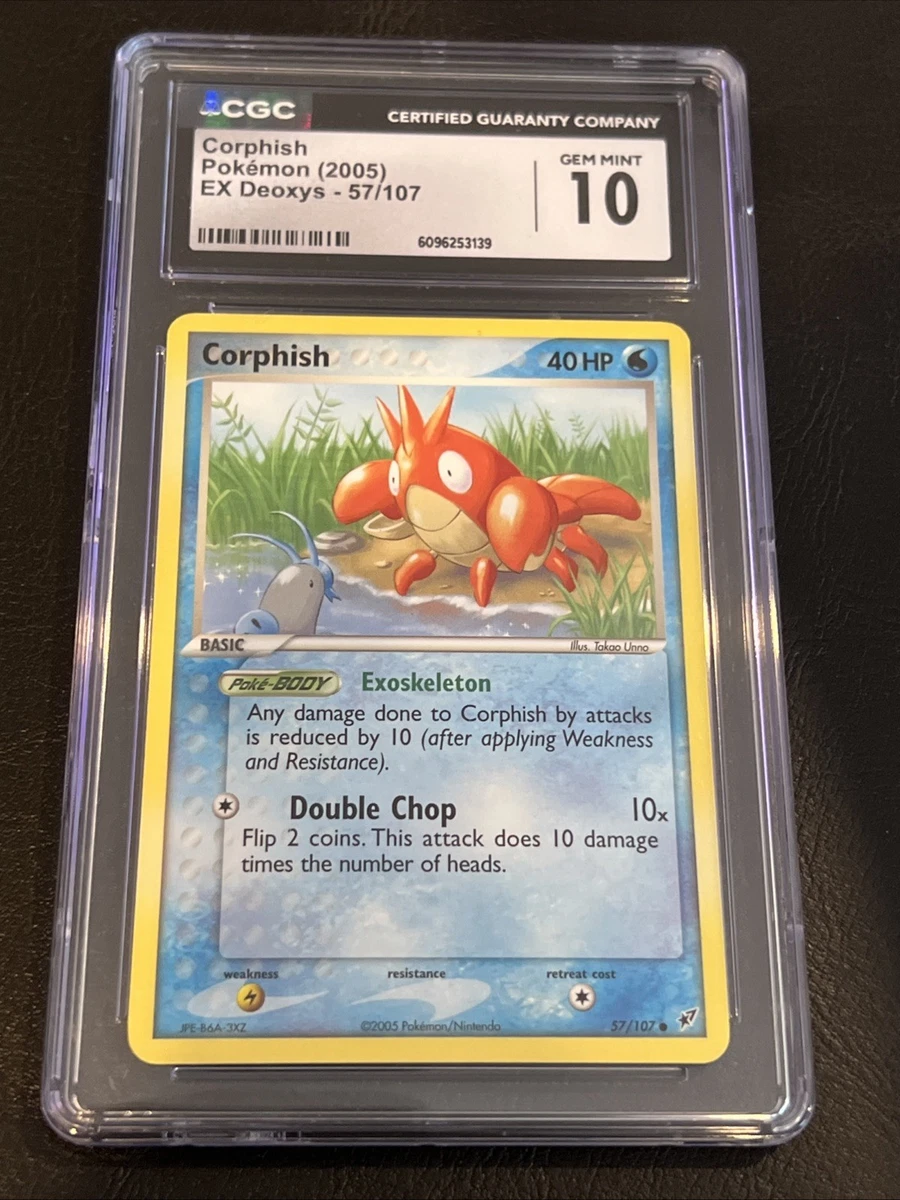 Pokémon TCG EX Deoxys Grade 10 Individual Collectible Card Game