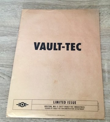 Fallout 4 Vault-Tec Limited Issue Umschlag Survival Guide Collector Edition Beth
