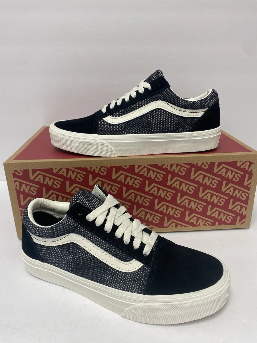 Vans Old Skool Checkerboard Denim - Black for sale | eBay