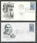 US - China 1961 Dr. Sun Yat-sen First Day Issiue Cover x 2 #861