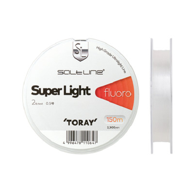 * TORAY SALT LINE Super Light Fluoro 150m #Natural, Line Weight Variation
