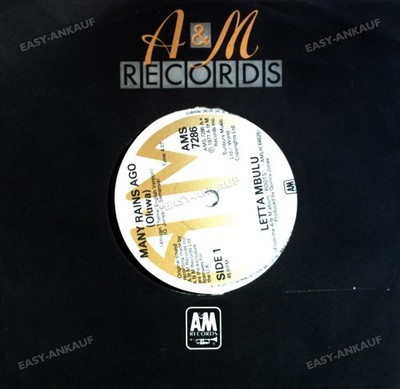 Letta Mbulu - Many Rains Ago (Oluwa) 7'' (VG+) '