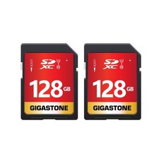 GIGASTONE 128GB SD Card 2-Pack UHS-I U1 Class 10 SDXC Memory Card High Speed ...