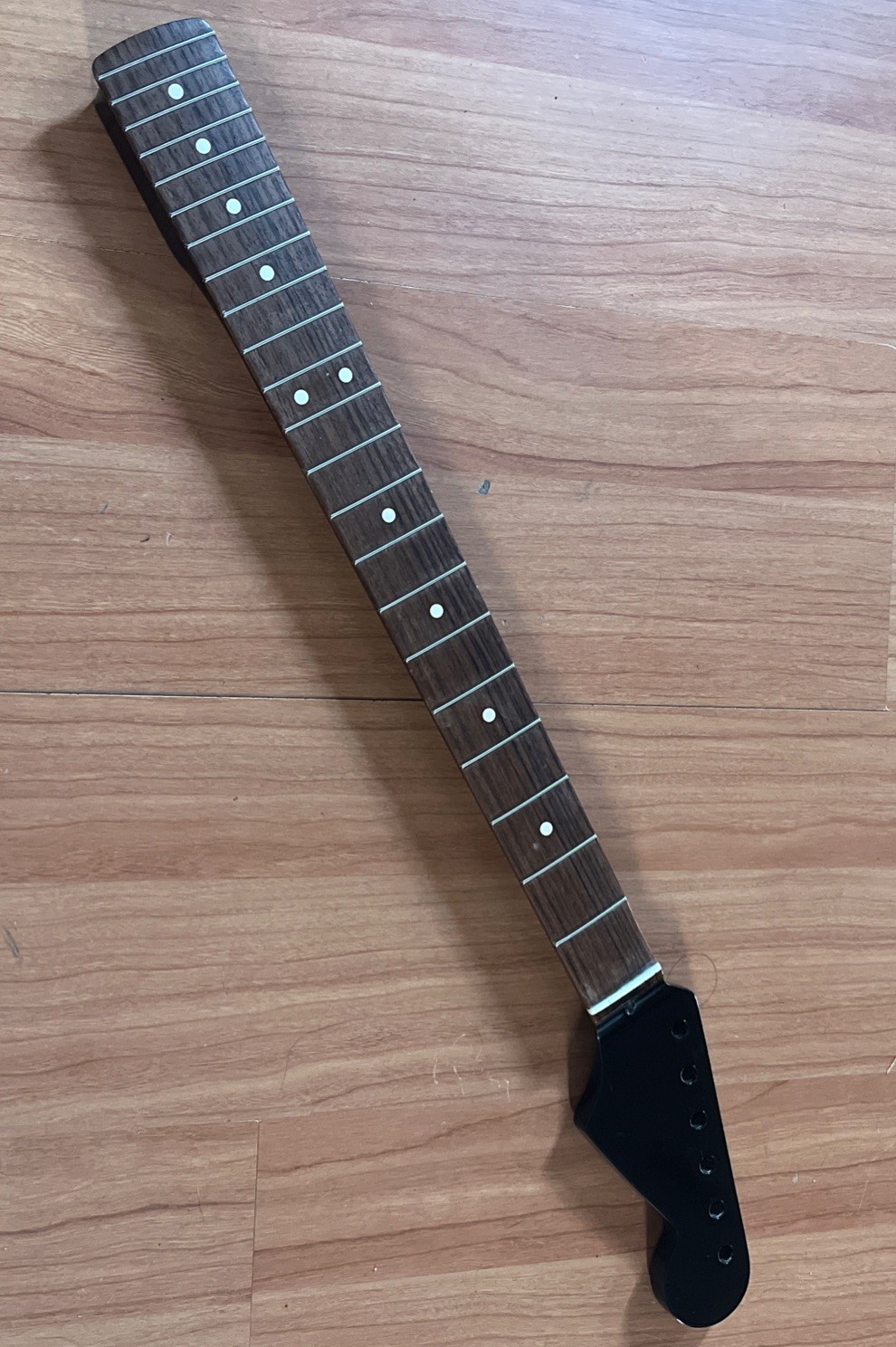 Warmoth Rare All Black Stratocaster Neck USA 🇺🇸 V Shape  CLT Used