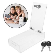 Lock Box For Mobile Phones Transparent Design With Safety Lock
