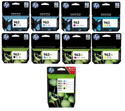 Original HP 963XL TINTE PATRONE Officejet FÜR 9010 9012 9015 9018 9020 9023 9028 - Bild 1 von 4