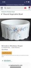 Rosenthal Belvedere Monbijou Shape 6” Vegetable Bowl  — photo 10