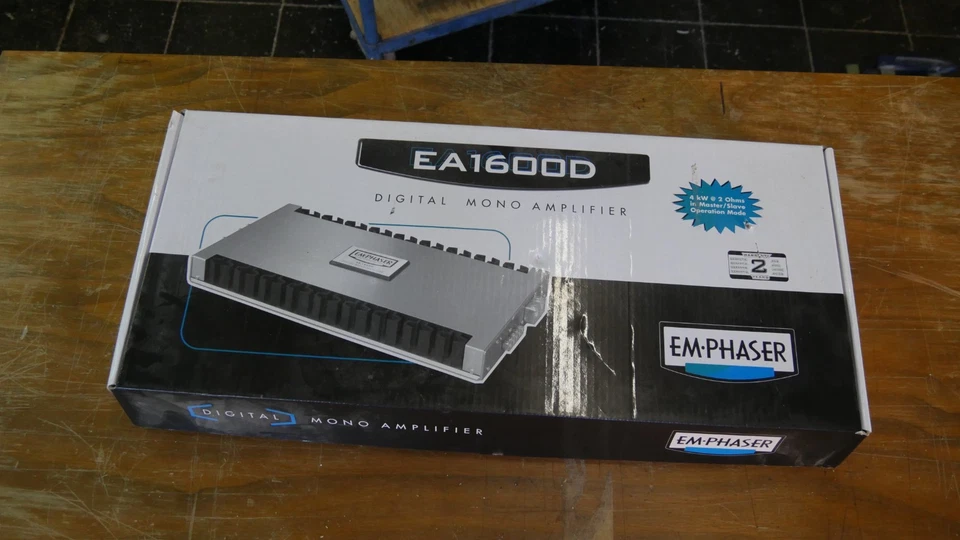 Emphaser EA 1600D Endstufe 1 Kanal Verstärker ECHTE 2000 Watt an 1 Ohm Retro - Bild 2 von 4