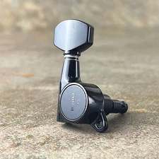 Gotoh Locking Tuners SG381-07 6 in a line Black 07223BYX