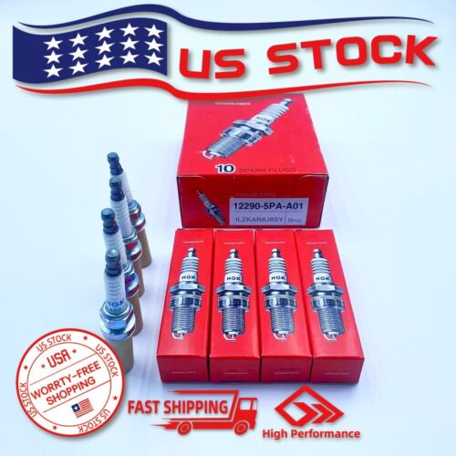 OEM Spark Plugs Set 4x for Honda Civic CR-V Volvo S60 1.5L 2.0L 2017-2024