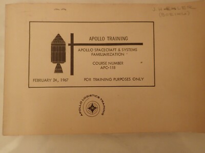 Apollo Training - Apollo Spacecraft & Systems Familiarization - APC-118
