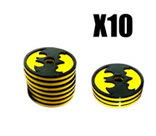 X10 discos Imaginext Batman Batbot disco Fisher Price battlebot extreme