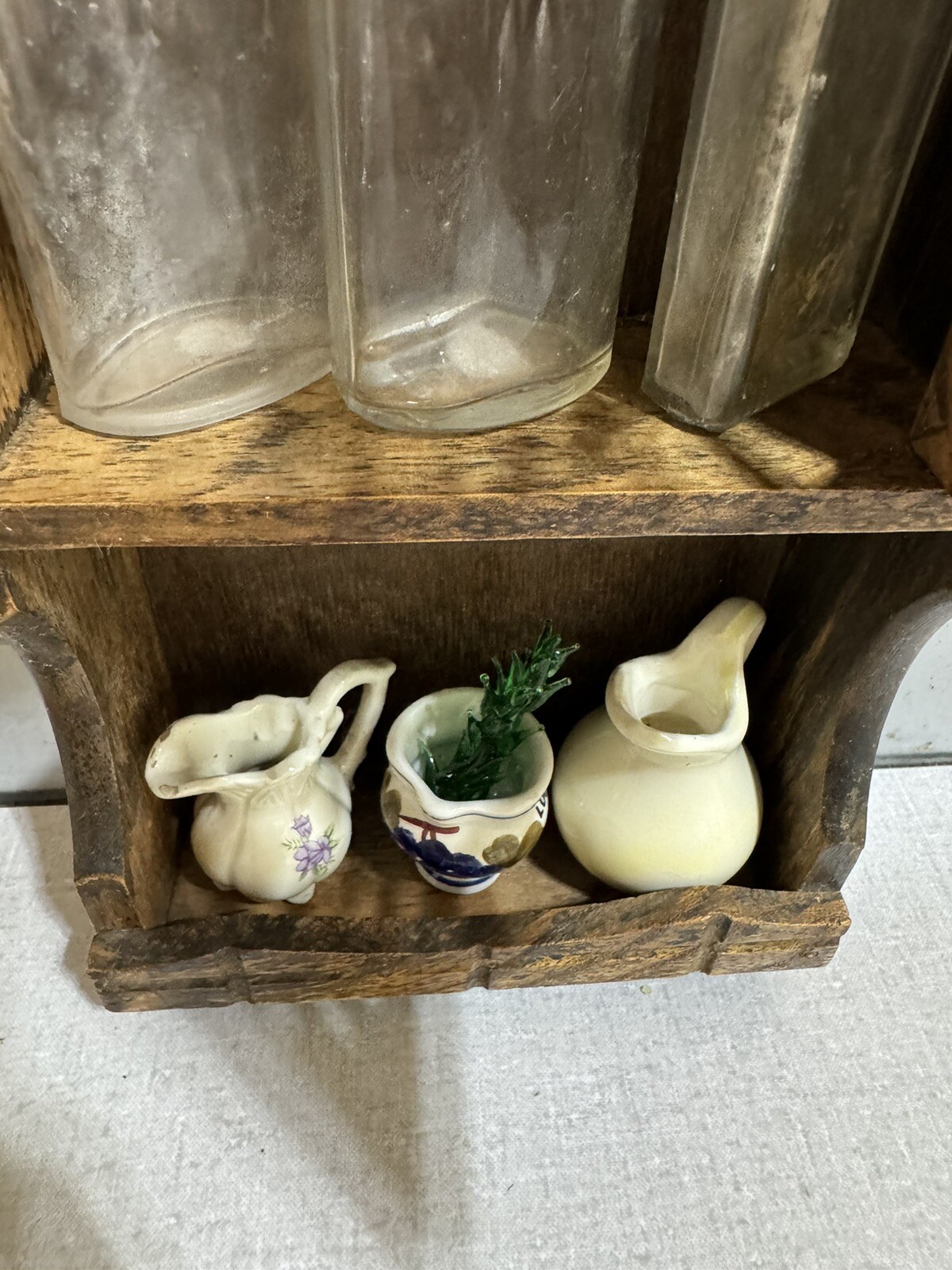 Vintage Himark Japanese hanging Wood Rack Cabinet | eBay