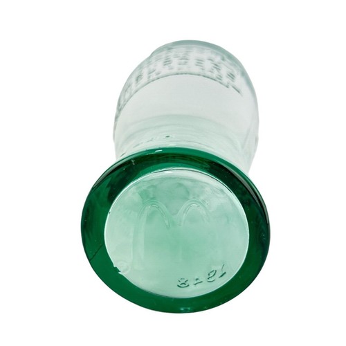 Vintage McDonalds 1948 Famous 15 Cent Hamburger Collectible Green Glass 6.75" - Picture 14 of 20
