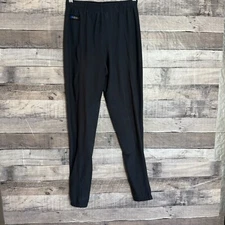 Irideon Riding Breeches Pants Womens Medium Gray Knee Patch Equestrian Pull On