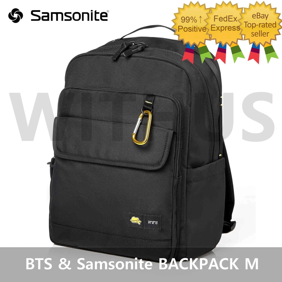 BTS Butter Samsonite RED 2nd Collaboration BACKPACK M BLACK_QN409001