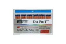 DiaDent Tapered Dia-PRO T Gutta Percha Points ML.029 All Sizes F3 60/Box