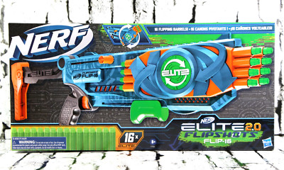 NERF Elite 2.0 FlipShot FLIP-16 Blaster Rifle Dart Gun
