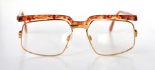 Cazal Vintage Eyeglasses - NOS - Model 246 - Col 747- Gold  Marble Amber Brown