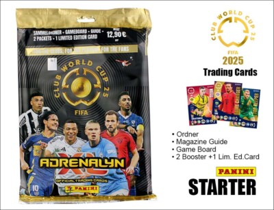 Panini FIFA Club World Cup 2025 Adrenalyn XL - Starter Set Pack - NEU & OVP