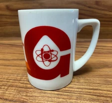 Vtg Veedol Oil and Gas Advertising Coffee Mug Souvenir SAFETY HAS NO SUBSTITUTE