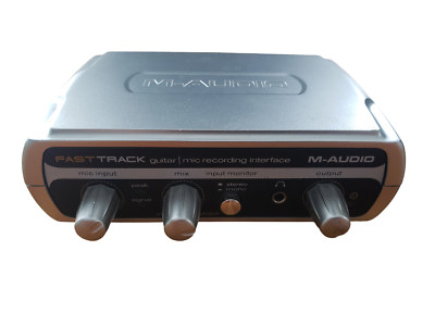 M-Audio Fast Track USB Guitar | Mic Recording Interface - Untested Parts