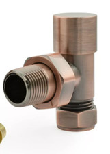 Antiker Kupfer Winkelschloss, Ventil abgewinkelt TRV - Milano - UVP: 34,99 €