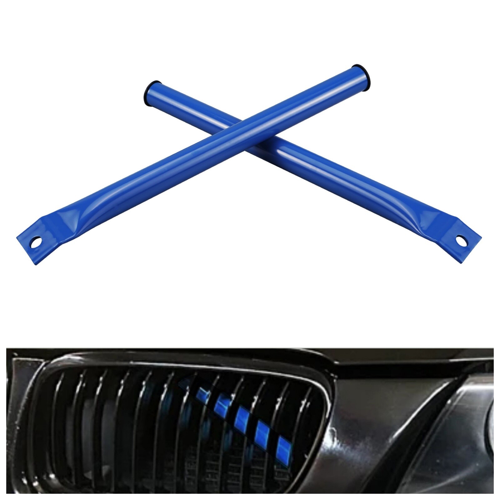 Barre de Grille V Brace en ABS Rouge Résistant pour BMW E92 E93 330d 330i