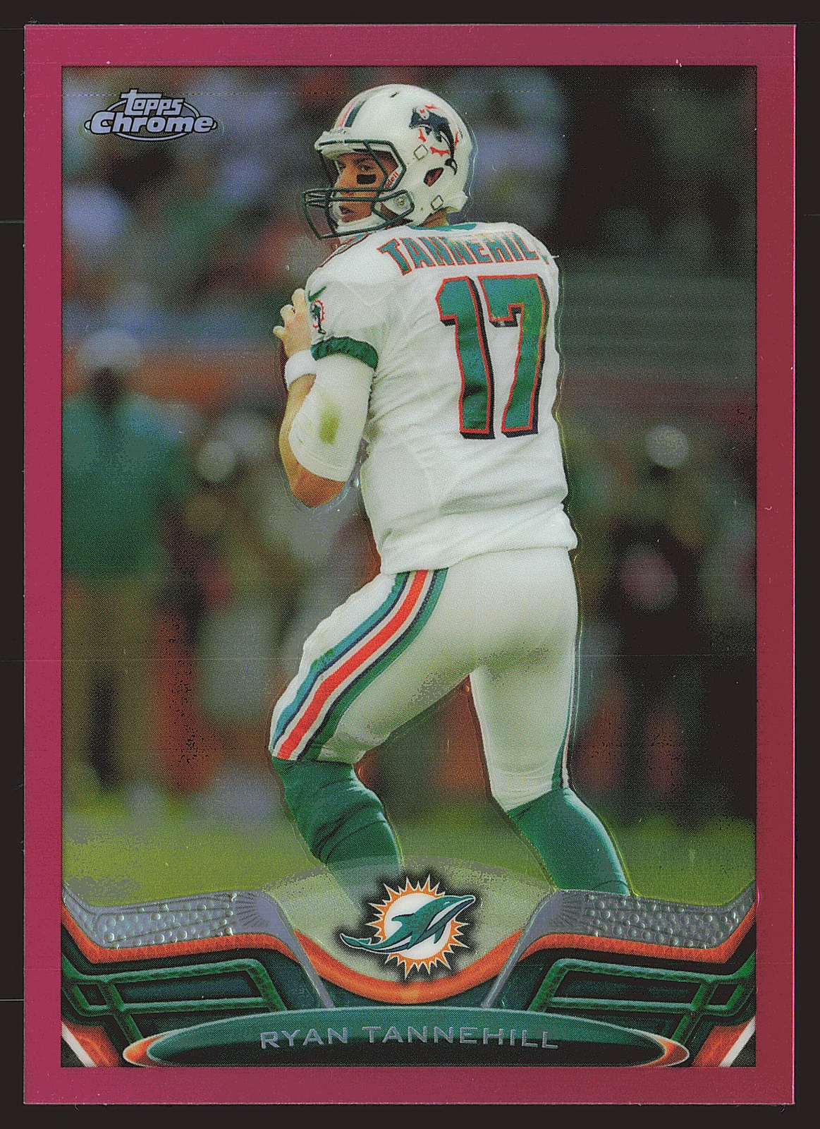 2013 Topps Chrome #176 Ryan Tannehill Pink Refractors /399