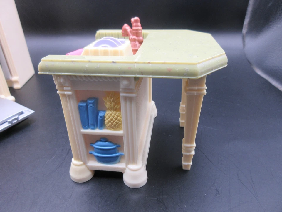 Fisher Price 2008 JUEGO DE COCINA Loving Family casa de muñecas ref estufa horno isla fregadero Foto 4 de 4