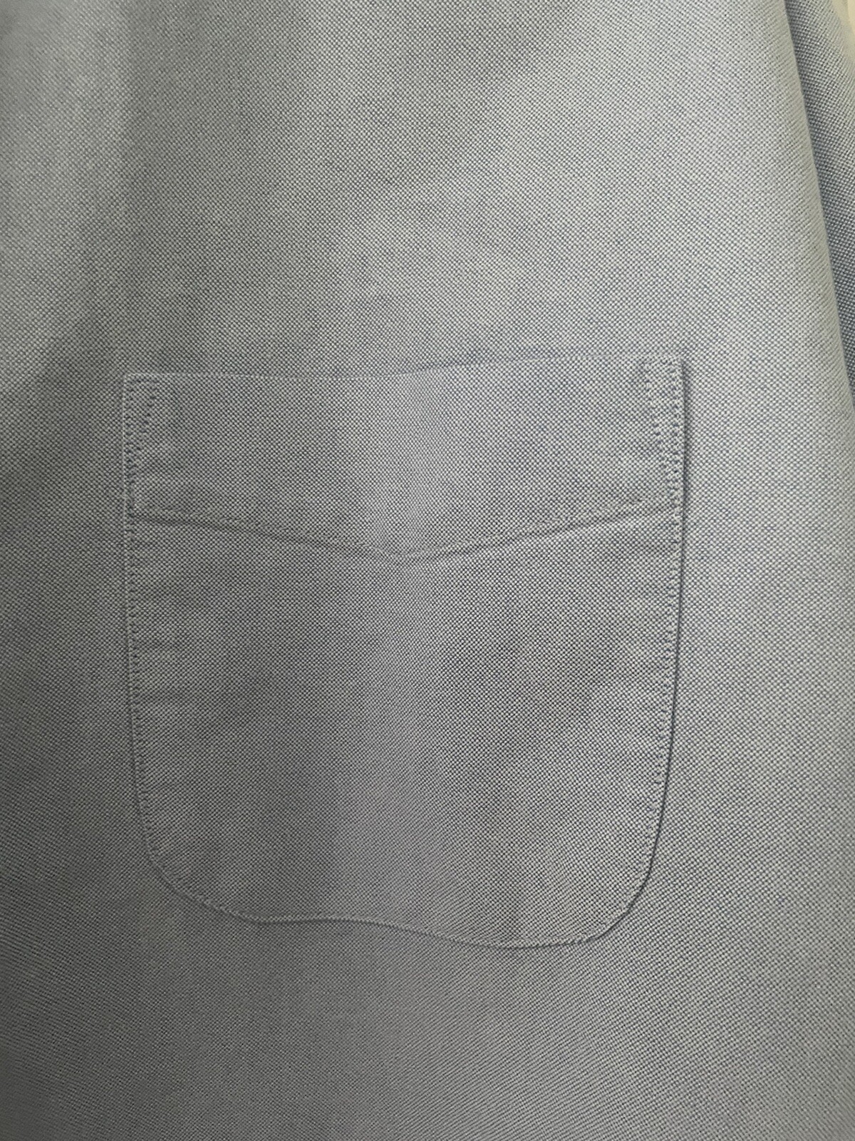 Lands End Sail Rigger Oxford Blue Button Down Dress … Gem