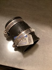 1-1/2in Schedule 40 Hub x 1-1/2in Dia Hub Flexible PVC Flexible Coupling