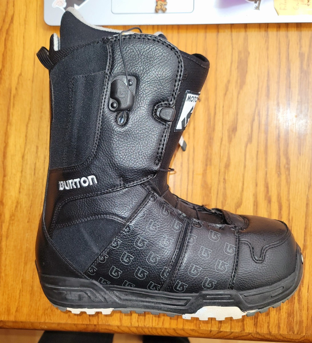 Men's BURTON Moto Speed Lace Snowboard Boots - BLACK Size 9 | eBay