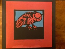 Enotrio, Gufi. Prova d'artista ritoccata a mano