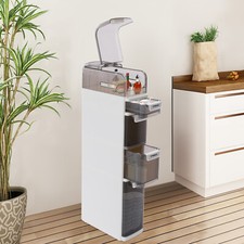 Slim Bathroom Storage Cabinet, Narrow Bathroom Storage, Mobile Storage Organizer