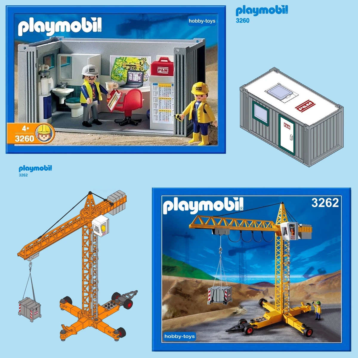 Playmobil Jeu De Construction De Service De Grue Rouge