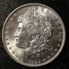1884 O Morgan Silver Dollar BU MS BenLG5Z