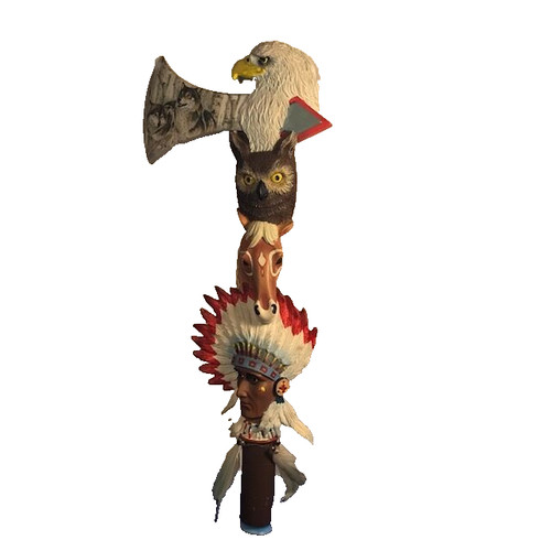 Bradford Exchange Tomahawk Journey Figurine Wall Hanging Agnew Spirit Vision BC5