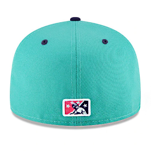 New Era Louisville Bats Fitted Hat MILB Official Mint Juleps Cocktail