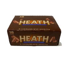 HEATH Milk Chocolate English Toffee Halloween Candy, Bulk, 1.4 Oz, Bars (18  Count) 18 Count (Pack of 1)