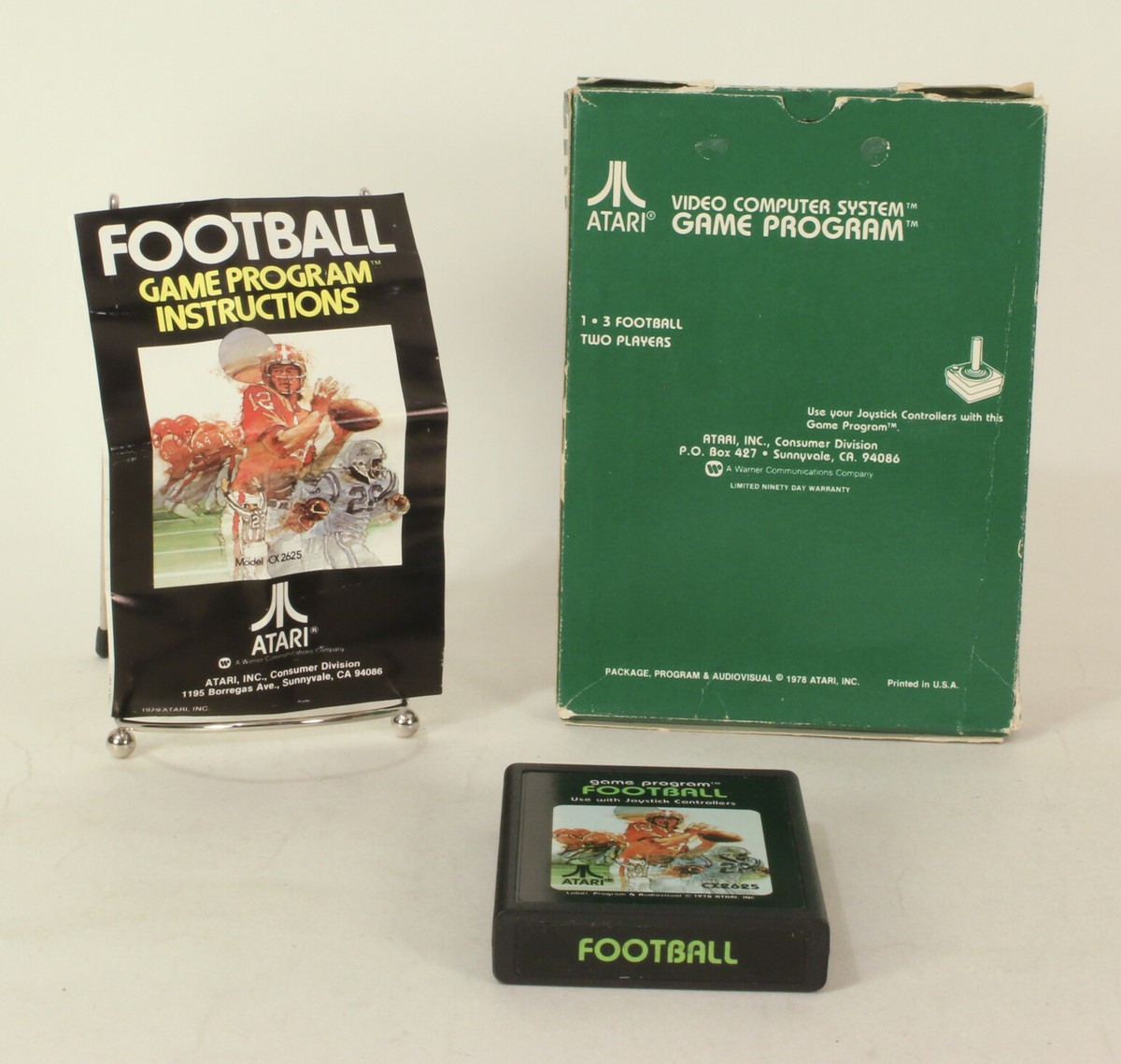 Vintage Boxed Atari 2600 game Football Tested & Working | eBay