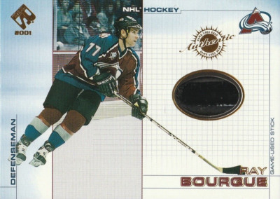 2000-01 Private Stock Game Gear Stick #19 Ray Bourque S (1:49)!