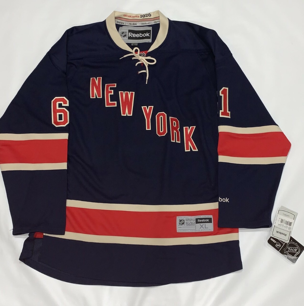 RICK NASH SIGNED NEW YORK RANGERS 85TH ANNIVERSARY JERSEY JSA COA