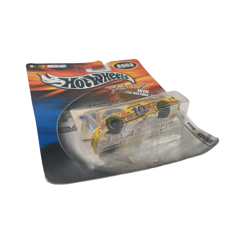 风火轮 10 Nesquik 贴纸赛车压铸美泰收藏家纳斯卡盒磨损 — 第 3/4 张图片