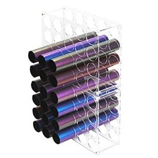 VINYL ROLL HOLDER Storage Organizer Rack for Craft Room 2 Pack 40 Hole VOLEPET