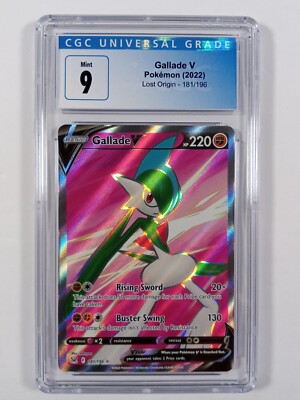 Gallade V Full Art 181/ 196 Pokemon TCG Lost Origin CGC 9 MINT | eBay